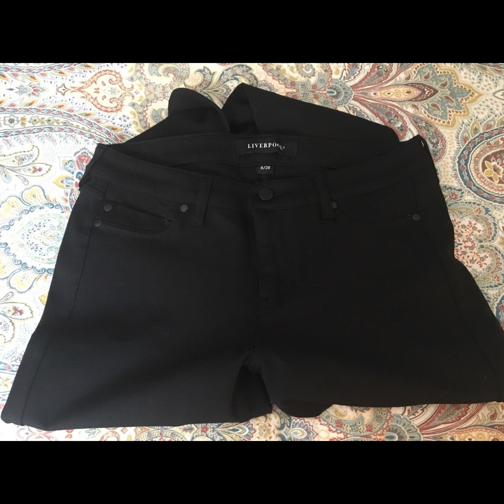 Liverpool Jacqueline Black Skinny Pant